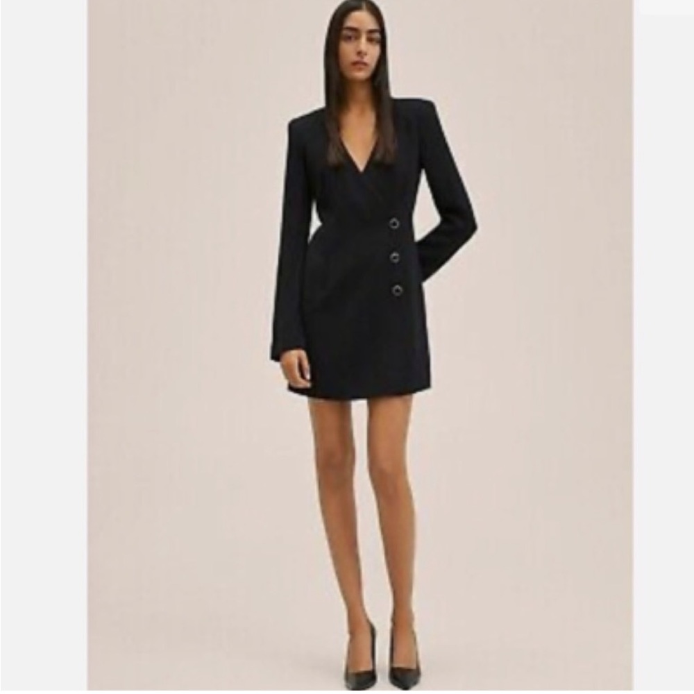 NEW NWT Jason Wu black Blazer Dress size large - Picture 1 of 6
